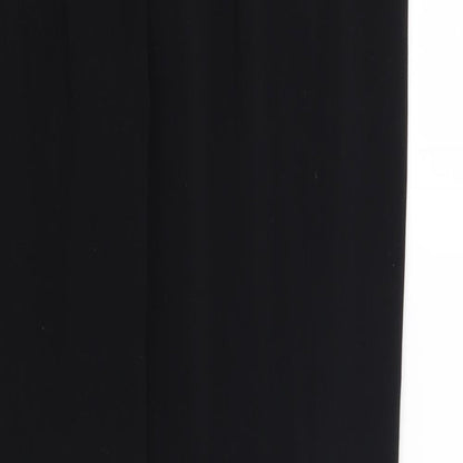 AMARANTO Womens Black   Trousers  Size 32 in L29 in