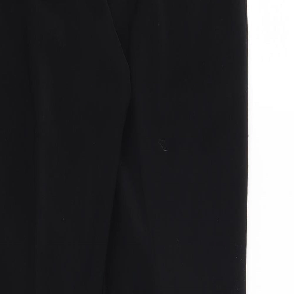 AMARANTO Womens Black   Trousers  Size 32 in L29 in
