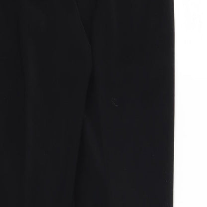 AMARANTO Womens Black   Trousers  Size 32 in L29 in
