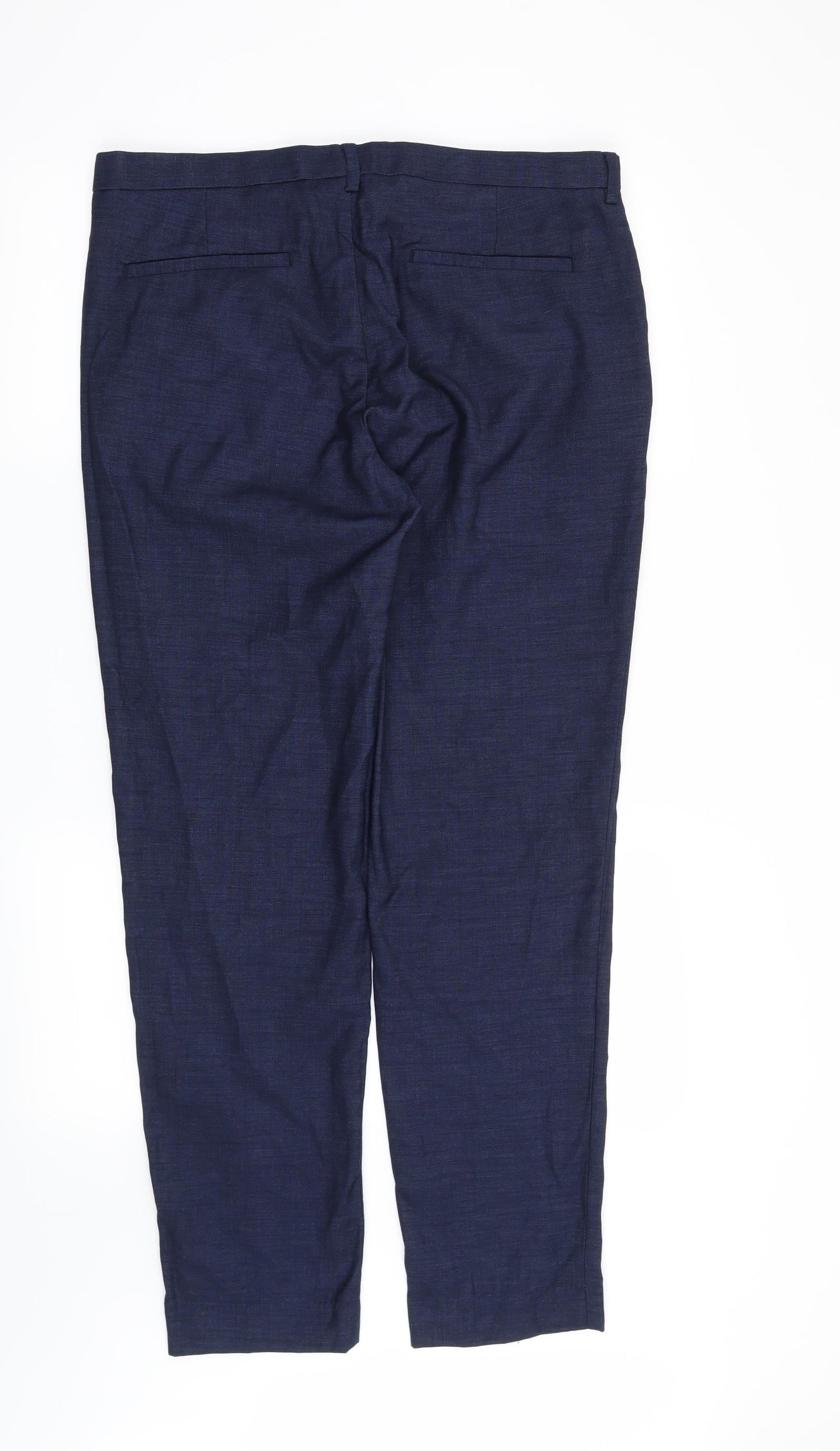 Mens UK Size 36 in H&M Regular Fit  Blue Trousers