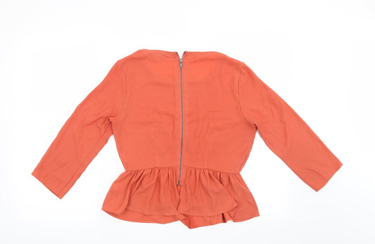FOREVER 21 Womens Orange   Basic Blouse Size S