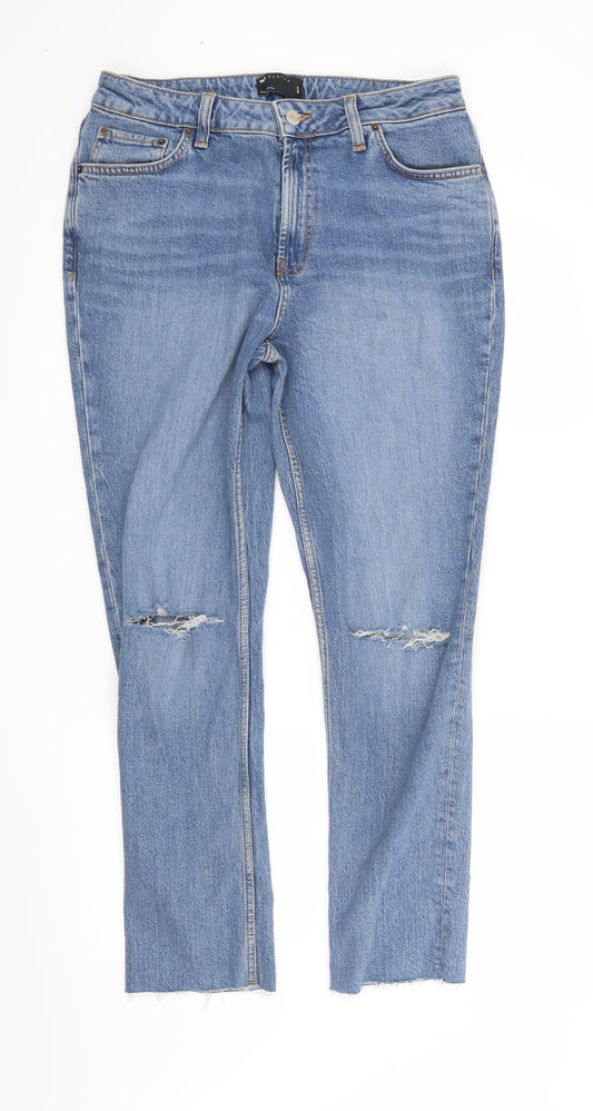 ASOS Mens Blue   Straight Jeans Size 32 L30 in