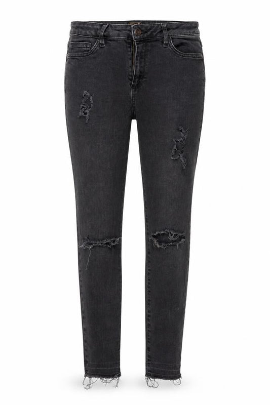Womens UK Size 30 in F&F Regular Fit Skinny Black Jeans