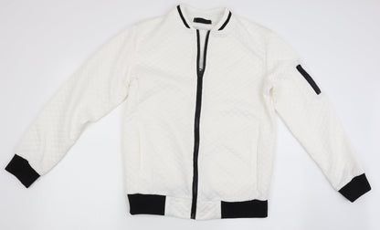Womens UK Size L Preworn Ivory Jacket