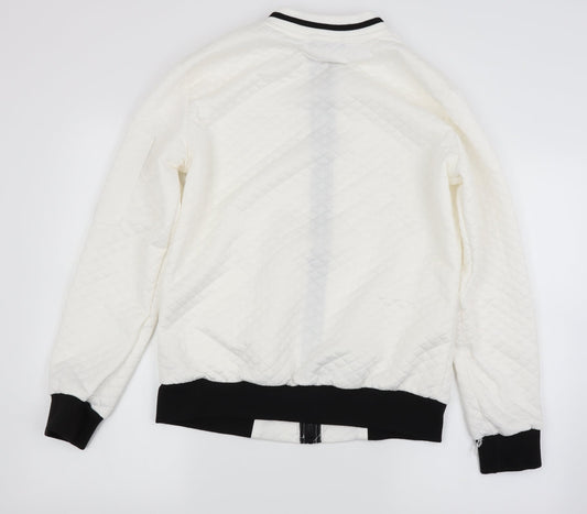 Womens UK Size L Preworn Ivory Jacket