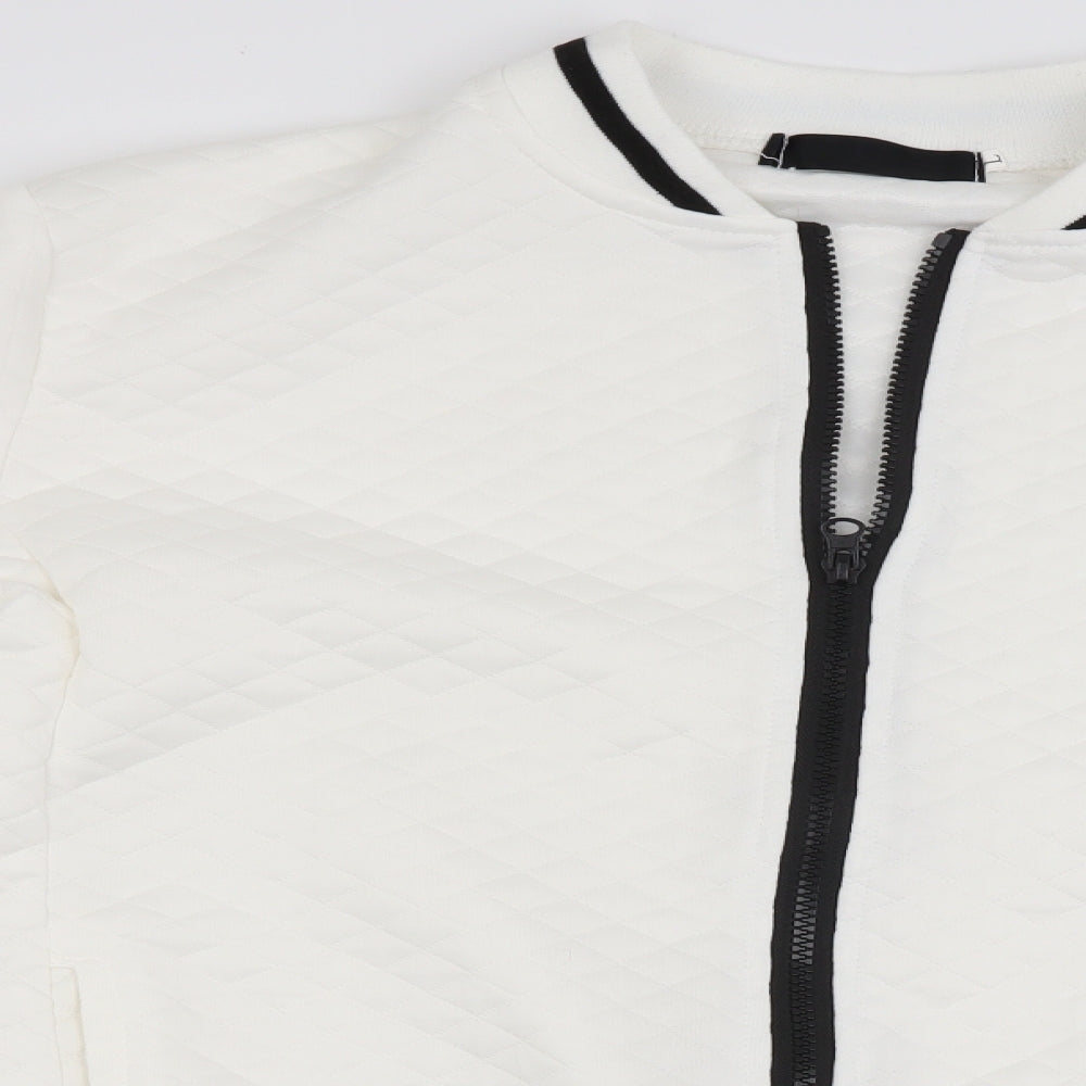 Womens UK Size L Preworn Ivory Jacket