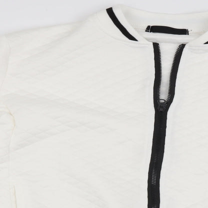 Womens UK Size L Preworn Ivory Jacket