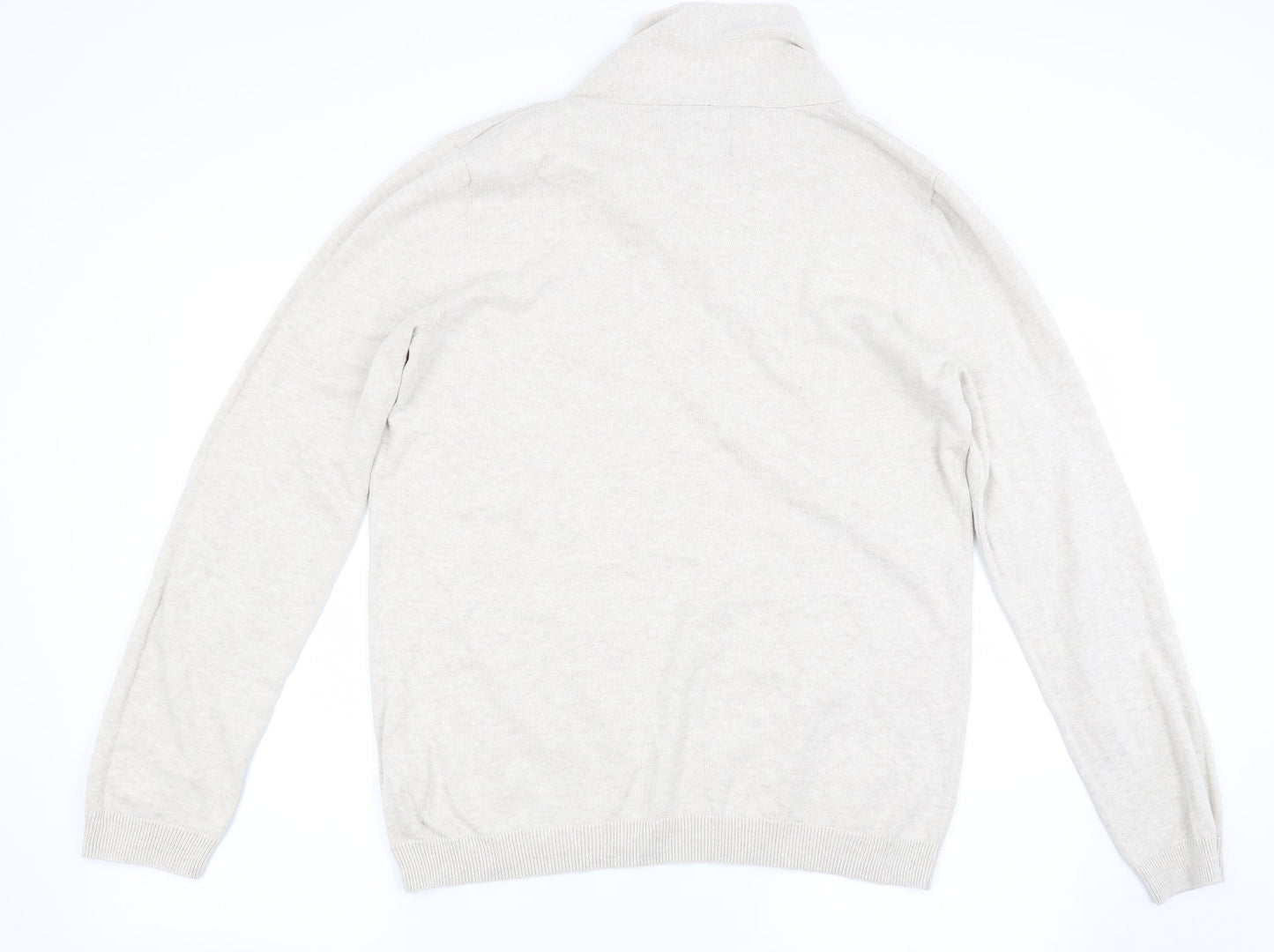 Topman Mens Beige   Pullover Jumper Size L