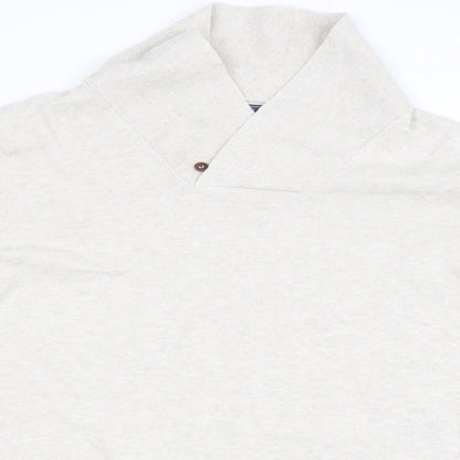 Topman Mens Beige   Pullover Jumper Size L
