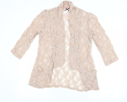 NEXT Womens Pink Floral  Cardigan Jumper Size 10