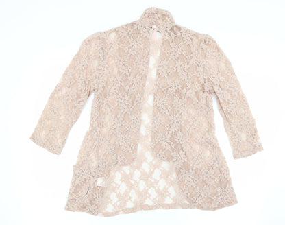 NEXT Womens Pink Floral  Cardigan Jumper Size 10