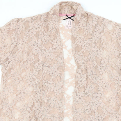 NEXT Womens Pink Floral  Cardigan Jumper Size 10