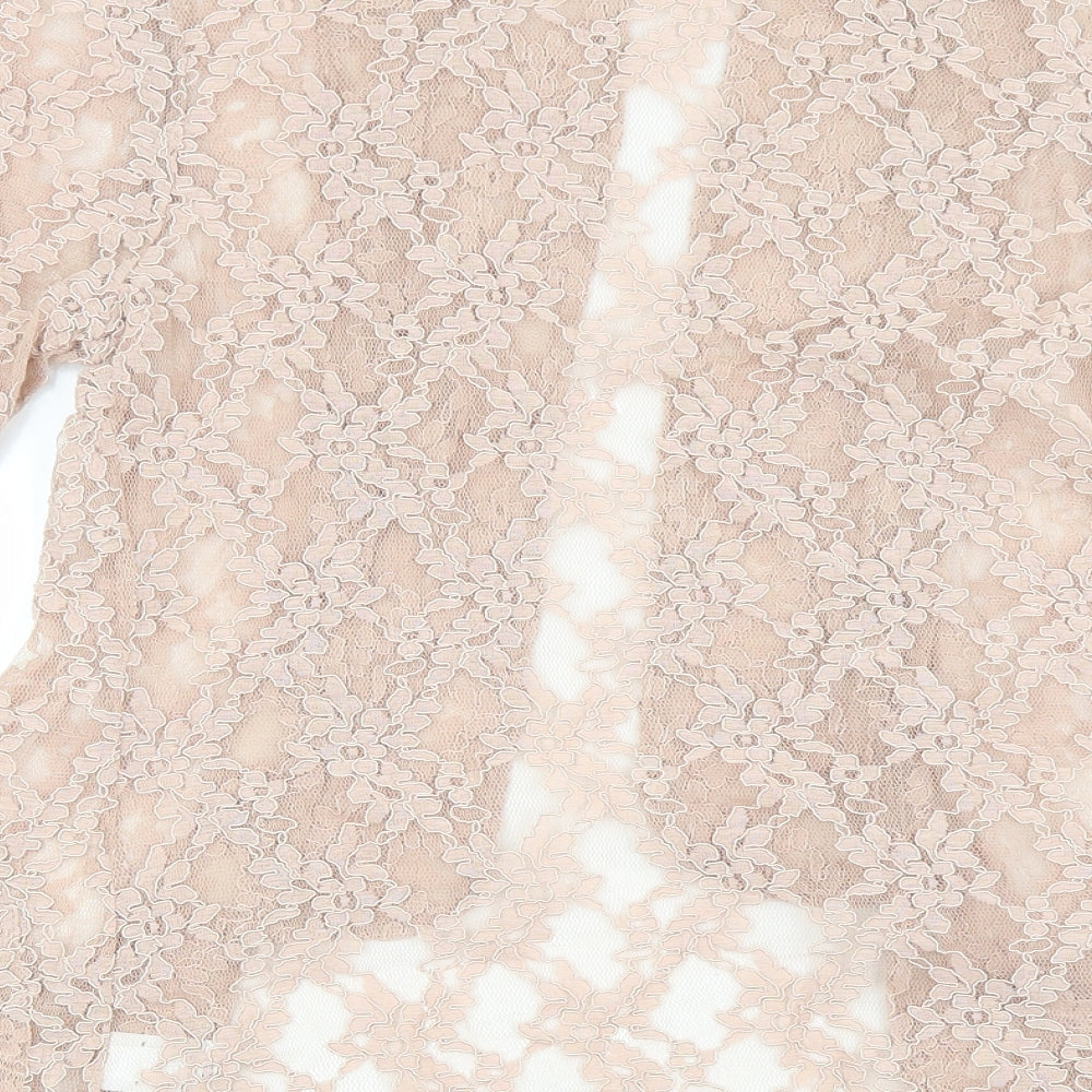 NEXT Womens Pink Floral  Cardigan Jumper Size 10