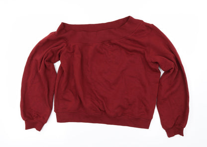 H&M Womens Red   Pullover Jumper Size S
