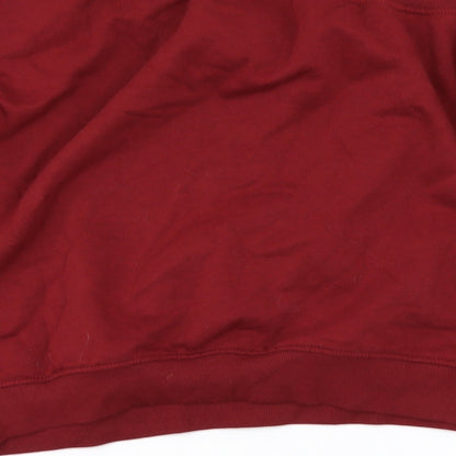 H&M Womens Red   Pullover Jumper Size S