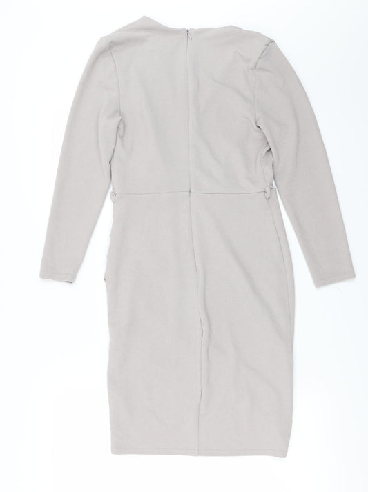 New Look Womens Grey   Bodycon  Size 12