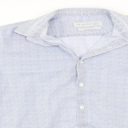 Primark Mens Blue Floral   Button-Up Size M