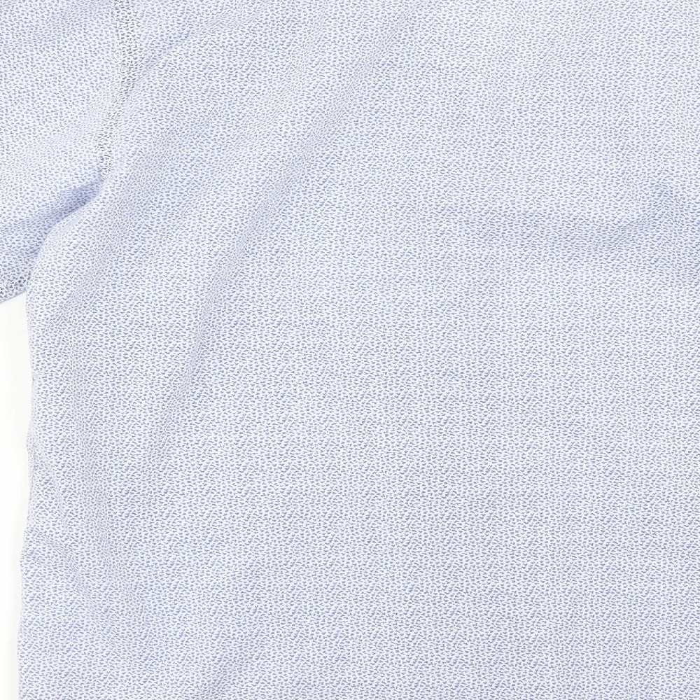 Primark Mens Blue Floral   Button-Up Size M