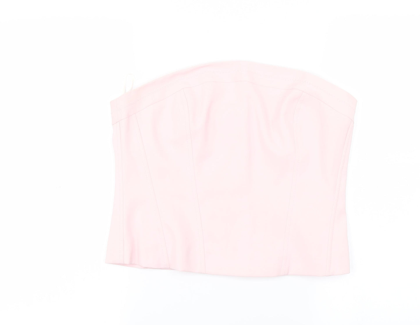 Womens UK Size 16 NEXT Pink Cropped Blouse