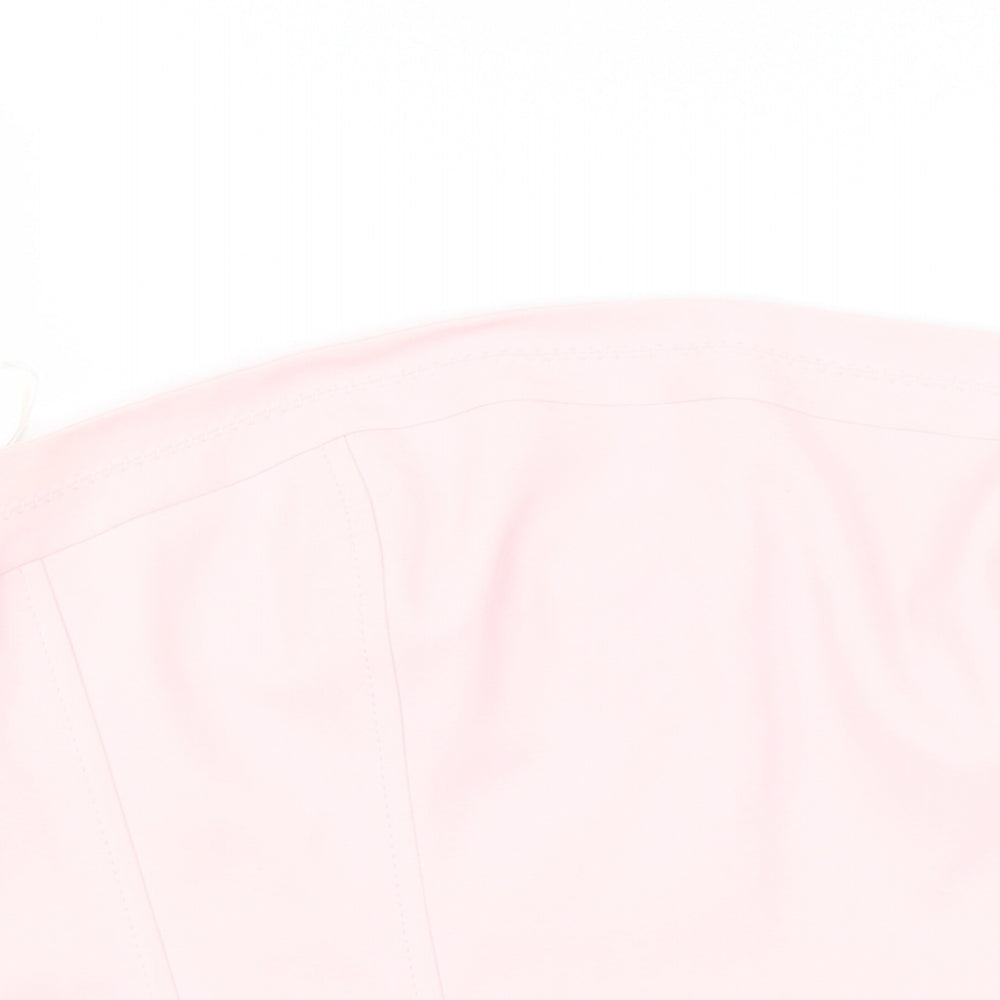 Womens UK Size 16 NEXT Pink Cropped Blouse