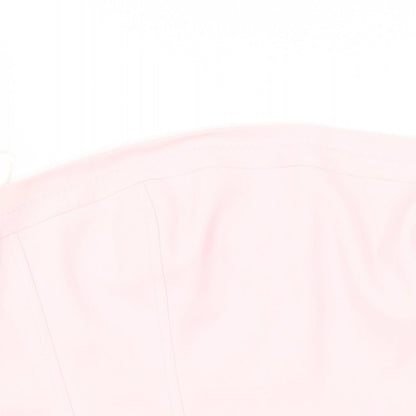 Womens UK Size 16 NEXT Pink Cropped Blouse