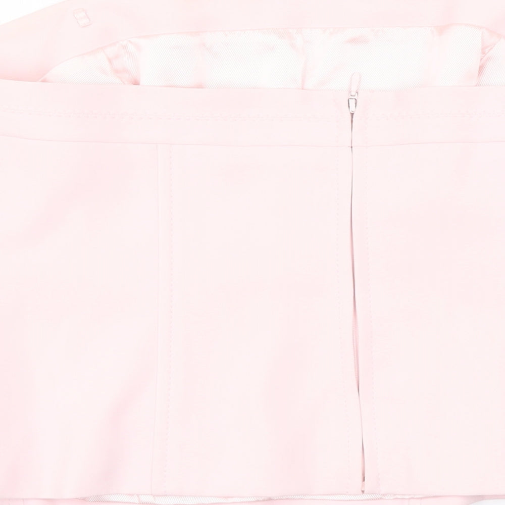 Womens UK Size 16 NEXT Pink Cropped Blouse