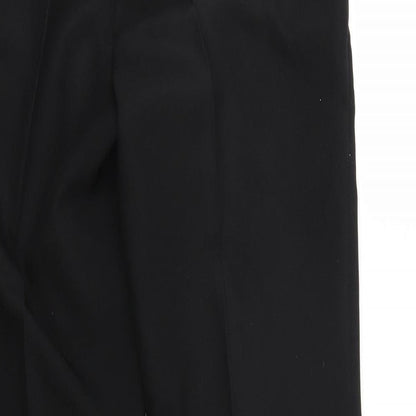 Womens UK Size 10 Peacocks Regular Fit  Black Trousers