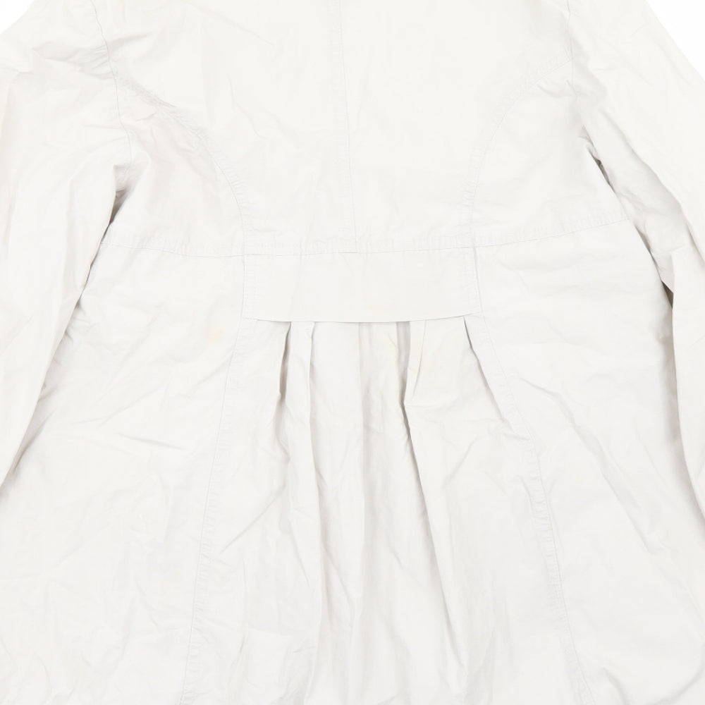 Newlook Womens White   Jacket Coat Size 10