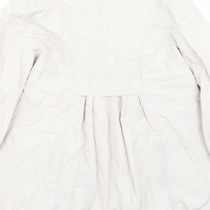 Newlook Womens White   Jacket Coat Size 10