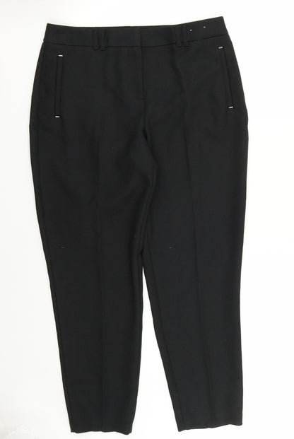 Womens UK Size 10 Dorothy Perkins Regular Fit  Black Trousers
