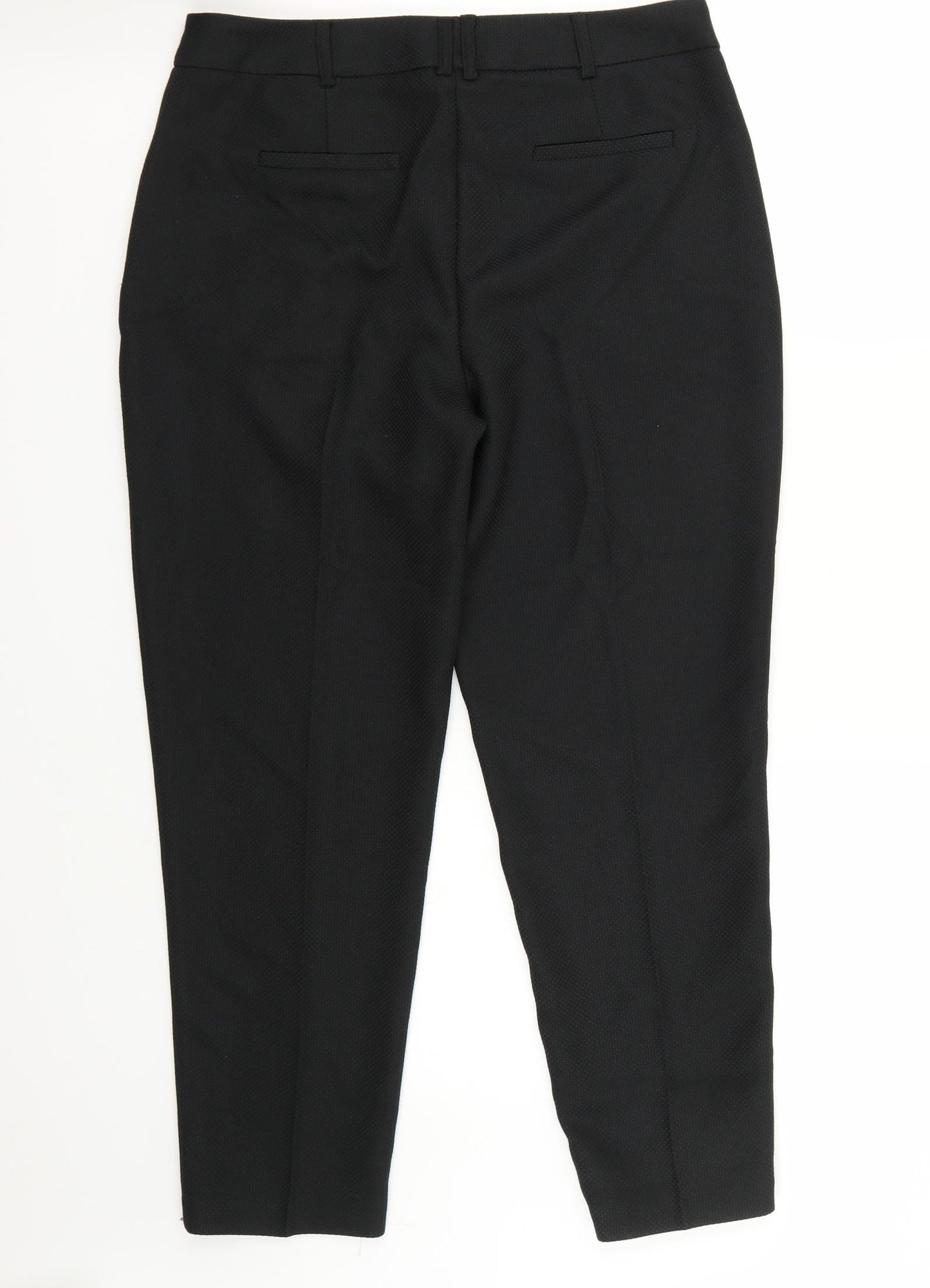 Womens UK Size 10 Dorothy Perkins Regular Fit  Black Trousers