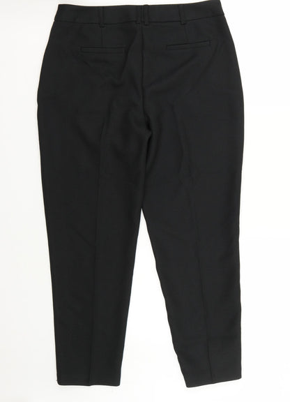 Womens UK Size 10 Dorothy Perkins Regular Fit  Black Trousers