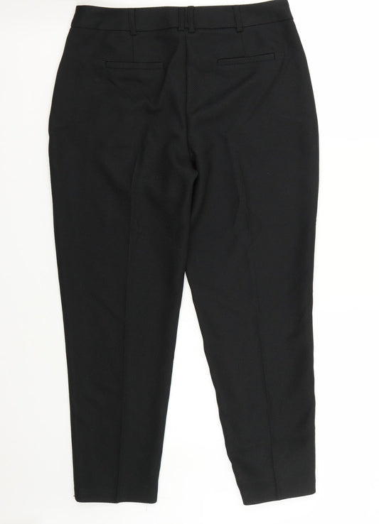 Womens UK Size 10 Dorothy Perkins Regular Fit  Black Trousers