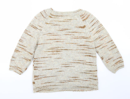 Papaya Womens Beige   Pullover Jumper Size 12