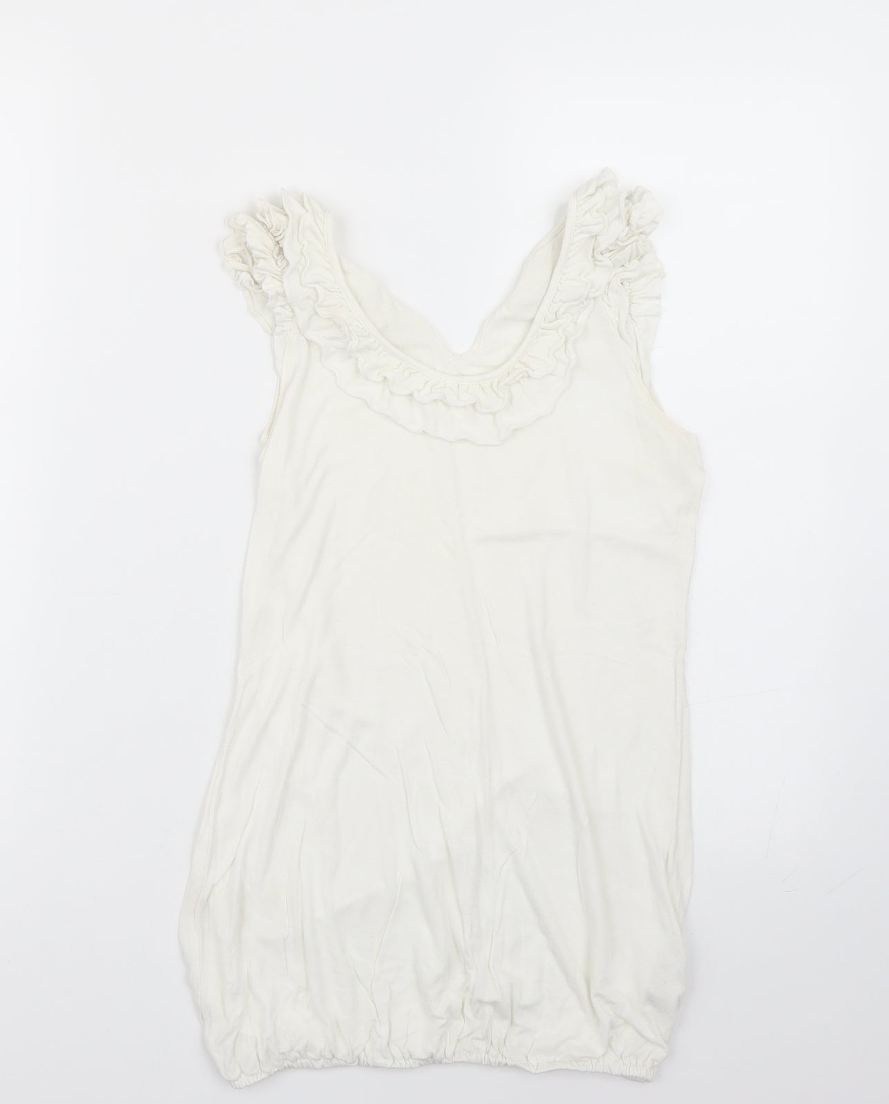 Primark Womens White   Basic T-Shirt Size 8