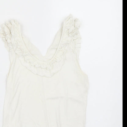 Primark Womens White   Basic T-Shirt Size 8