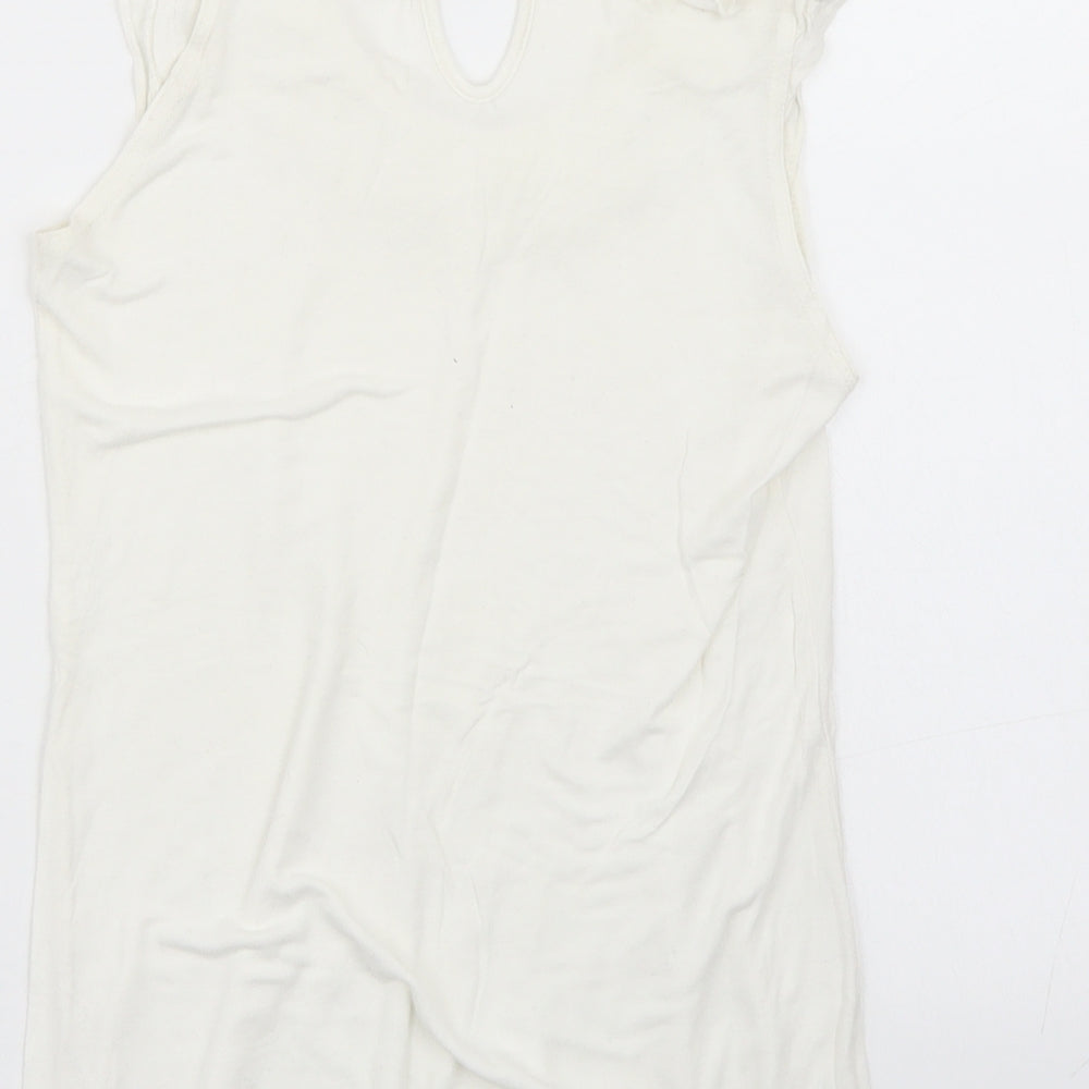 Primark Womens White   Basic T-Shirt Size 8