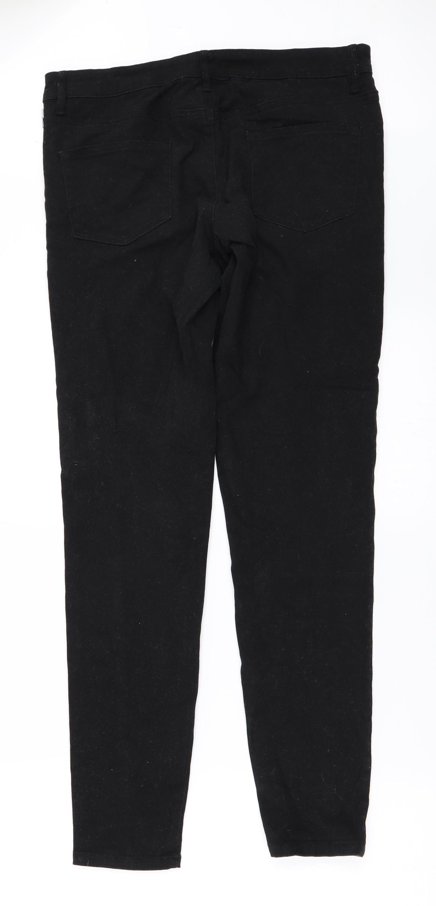 Monsoon Womens Black  Denim Skinny Jeans Size 12 L30 in