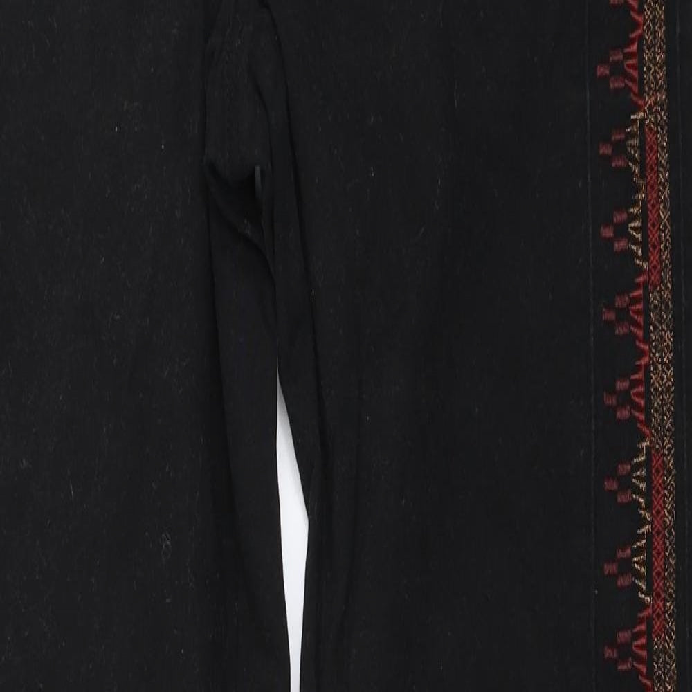 Monsoon Womens Black  Denim Skinny Jeans Size 12 L30 in
