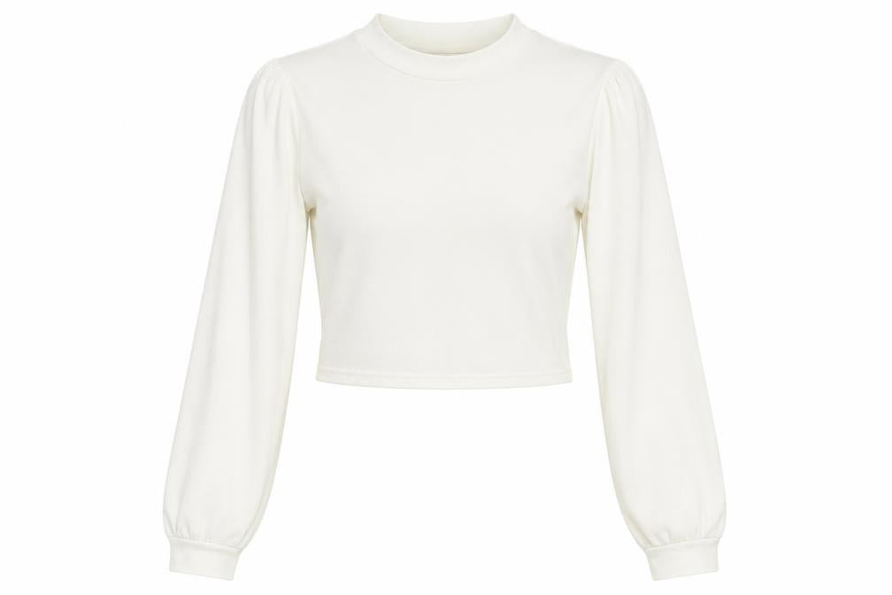 Womens UK Size M Select Ivory Basic Blouse