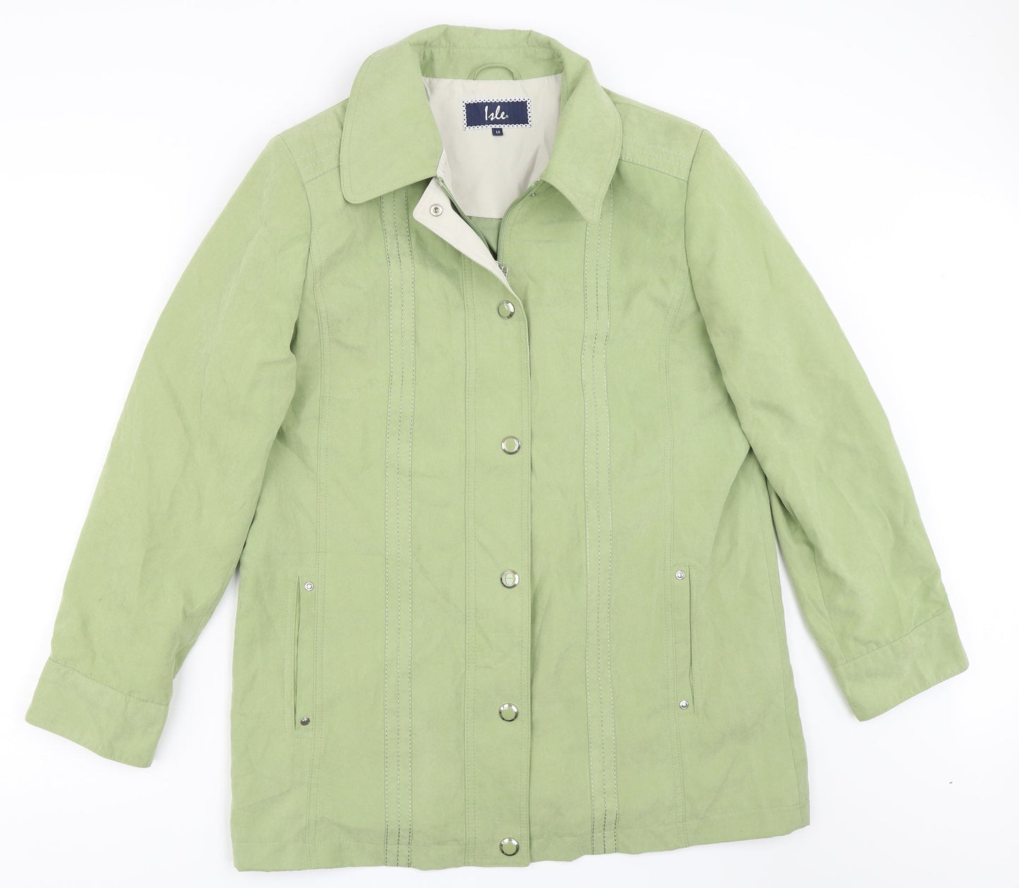 Womens UK Size 12 Isle Green Jacket
