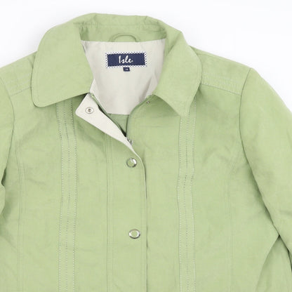 Womens UK Size 12 Isle Green Jacket