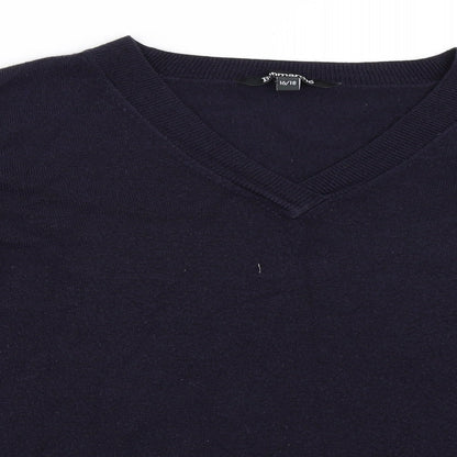 Bonmarché Womens Blue Pullover Jumper Size 16