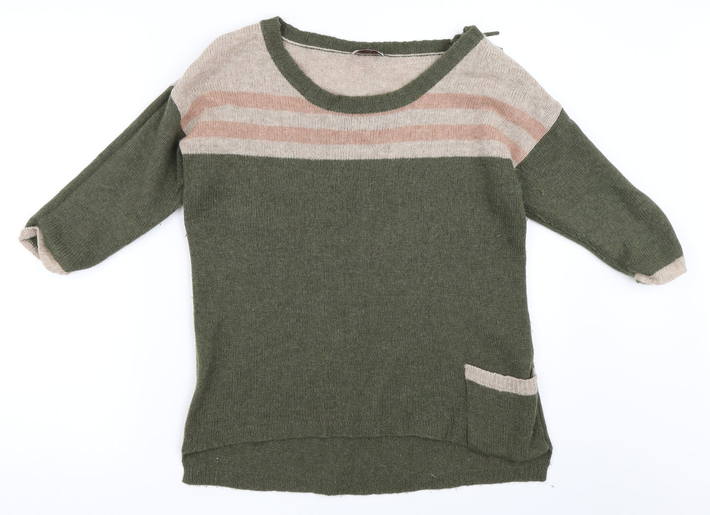 Wrap Womens Green   Pullover Jumper Size XS