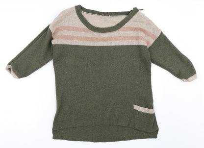 Wrap Womens Green   Pullover Jumper Size XS