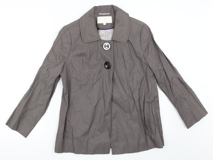 Womens UK Size 10 Ronit Zilkha Grey Jacket