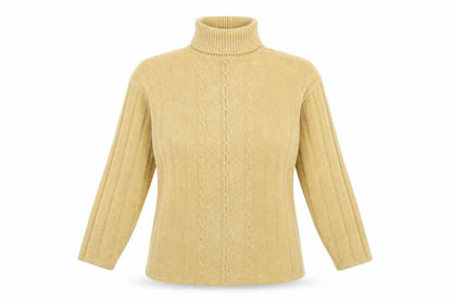 Holmewood Womens Beige  Knit Pullover Jumper Size 12