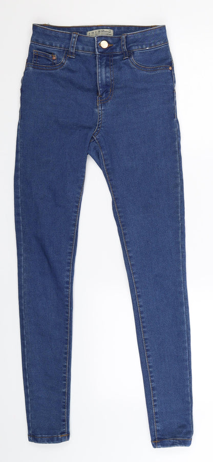 Denim Co Womens Blue  Denim Skinny Jeans Size 6 L29 in