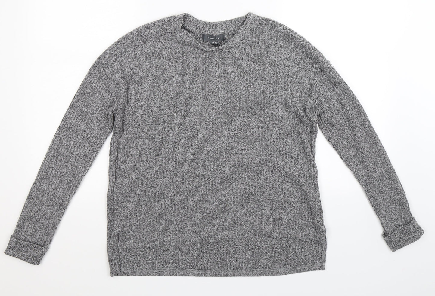 Primark Womens Grey  Knit Pullover Jumper Size 6