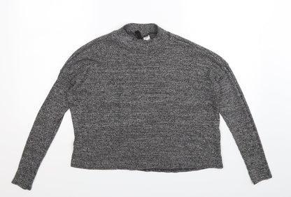 Divided Womens Grey  Knit Pullover Jumper Size S